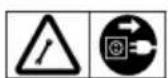 AL-KO LSH 3704 - Symbole am Gerät - 4