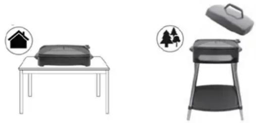 BARBECOOK Alexia 5111 - UPOZORNENIE: - 1