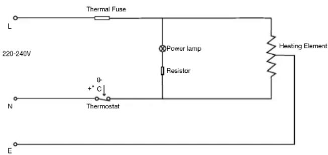BARBECOOK Alexia 5111 - ELEKTRISK DIAGRAM - 1