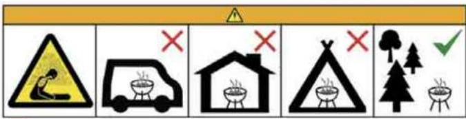 Grill Guru Kamado Original Large - PLEASE READ THESE SAFETY INSTRUCTIONS AND TIPS CAREFULLY - 1