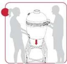 Grill Guru Kamado Original Large - AVVERTENZA! - 7