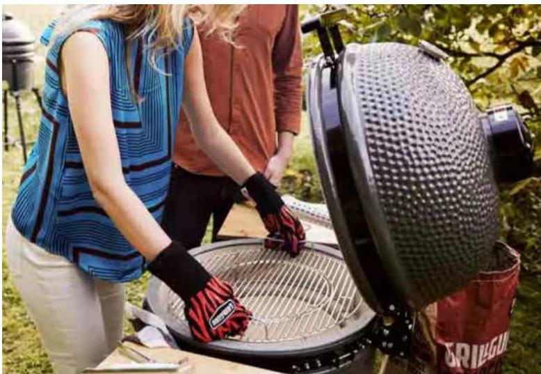 Grill Guru Kamado Original Large - BLUSSEN EN REINIGEN - 4