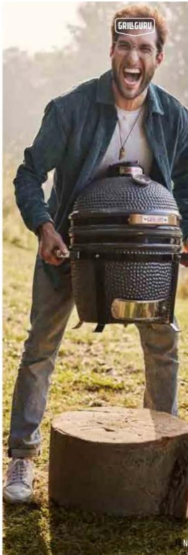 Grill Guru Kamado Original Large - BLUSSEN EN REINIGEN - 1