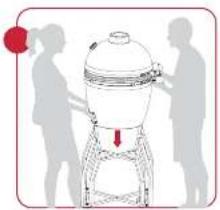 Grill Guru Kamado Original Large - WARNING! - 9
