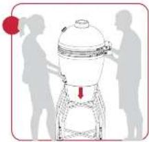 Grill Guru Kamado Original Large - AVERTISSEMENT! - 8