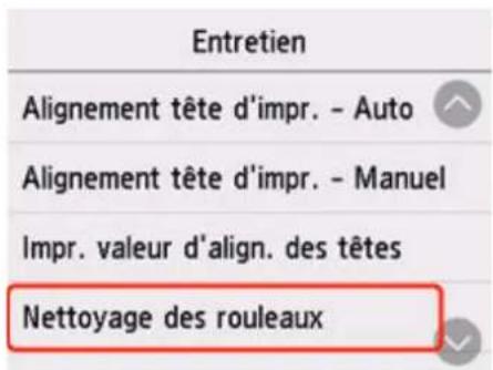 CANON MAXIFY GX4050 - Nettoyage des rouleaux d'entraînement du papier - 1