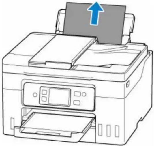 CANON MAXIFY GX4050 - Retrait du papier coincé au niveau de la fente d'alimentation du réceptacle arrêté - 1