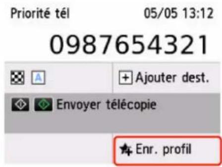 CANON MAXIFY GX4050 - Écran d'attente de transmission de fax - 1