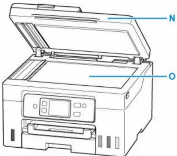CANON MAXIFY GX4050 - L: fente d'éjection des documents - 1