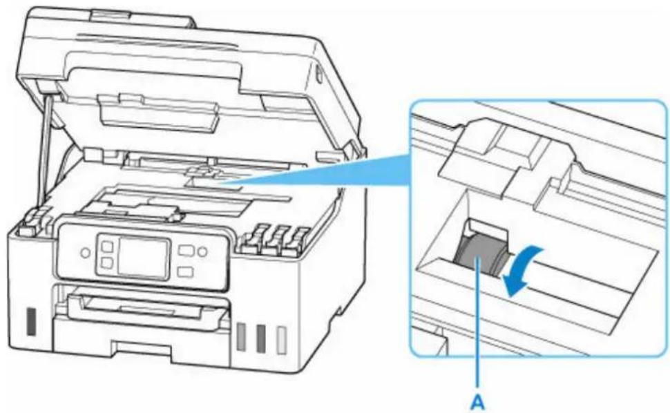 CANON MAXIFY GX4050 - Nettoyage des rouleaux d'entraînement du papier - 2