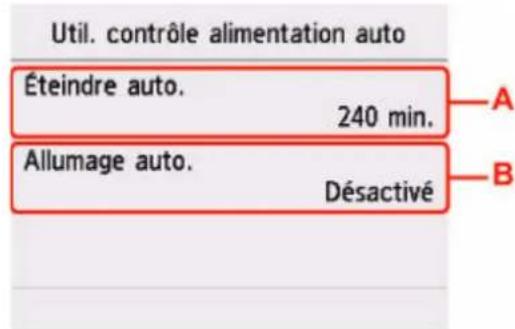 CANON MAXIFY GX4050 - Utilisation de la fonction économique d'énergie - 2