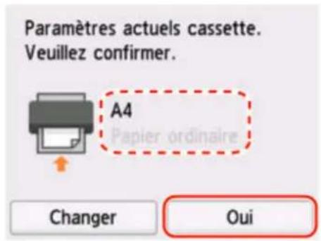 CANON MAXIFY GX4050 - Réinstallé la cassette dans l'imprimante. - 2