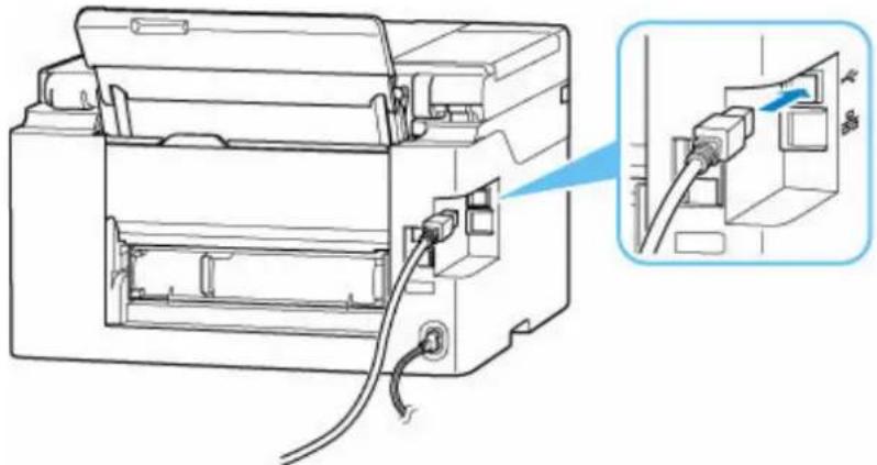 CANON MAXIFY GX4050 - Impossible de continuer au-delà de l'écran connexion de l'imprimante (impossible de détecter l'imprimante connectée via USB) - 2