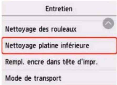 CANON MAXIFY GX4050 - Nettoyage de l'intérieur de l'imprimante (nettoyage de la platine inférieure) - 1