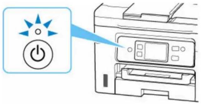 CANON MAXIFY GX4050 - Vérification que la machine est sous tension - 1