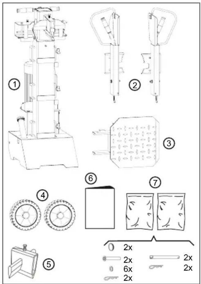 AL-KO LSV 5506 - Leveringsomfang for LSV 7 og LSV 8 - 1