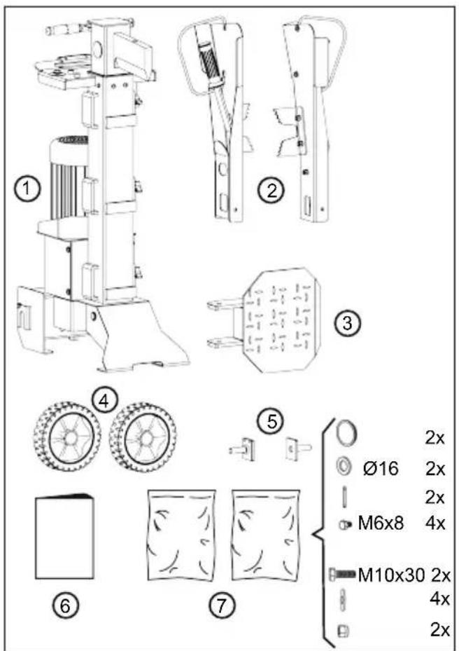 AL-KO LSV 5506 - Leveringsomfang for LSV 6 - 1