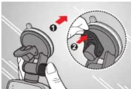 Diagram illustrating a mechanical component being adjusted, with numbered callouts highlighting the process.