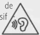 THOMSON WHP5327 - Avertissement – relatif au volume - 1
