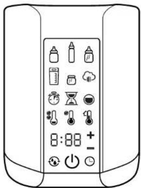 CHICCO Digital Bottle Warmer & Sterilizer - PANEL DE CONTROL - 1