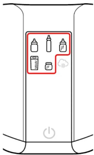 CHICCO Digital Bottle Warmer & Sterilizer - WARMING - STEP 2 - 1