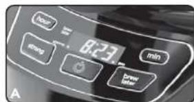 BLACK & DECKER SneakACup CM1110 - Réglage de l'horloge numérique - 1