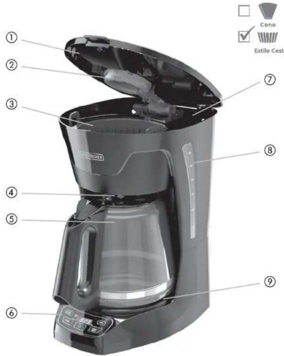BLACK & DECKER SneakACup CM1110 - CABLE ELECTRICO - 1