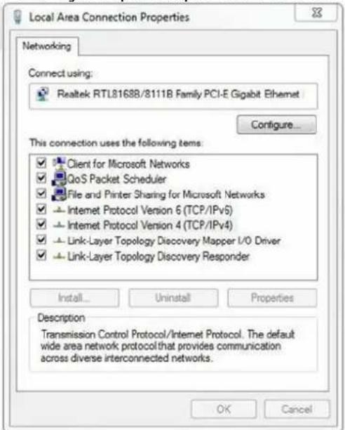 LEVELONE GTL2661 - Faça duplo clique em Protocolo de Internet 4 (TCP/IPv4); - 1