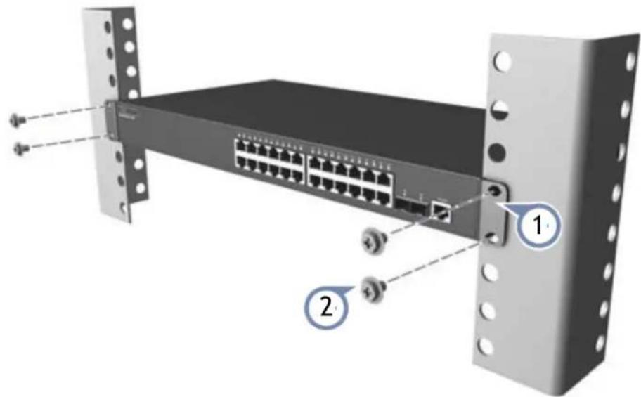 LEVELONE GTP5271 - Il est installé dans le rack - 1