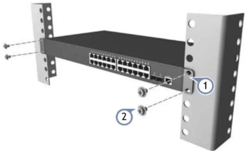 LEVELONE GEP2651 - Il est installé dans le rack - 1
