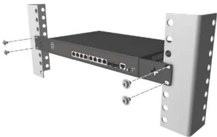 LEVELONE GEP1051 - Il est installé dans le rack - 1