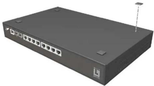 LEVELONE GEP1051 - ■ Installazione su piano di lavoro - 1