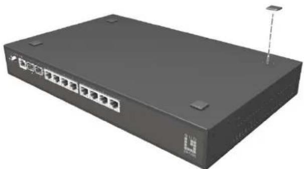 LEVELONE GEP1051 - ■ Instalação na mesa de trabalho - 1