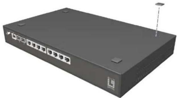 LEVELONE GEP1051 - ■ Instalado en la mesa de trabajo - 1