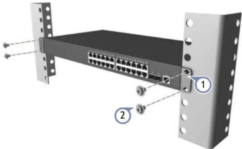 LEVELONE GTL2091 - ■ Installazione su rack - 1