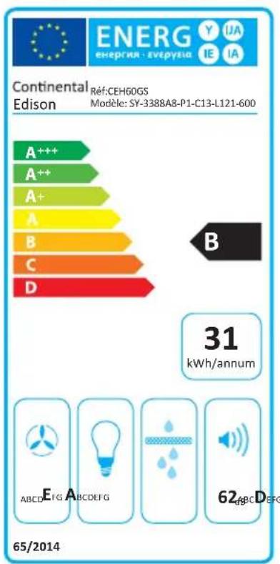 CONTINENTAL EDISON CEH60GS - Regular Cleaning - 2
