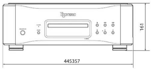 Esoteric K05XD - Dibujos con las dimensiones - 1