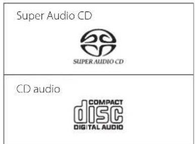 Esoteric K05XD - Types de disque lisibles par cette unité et leurs logos - 1