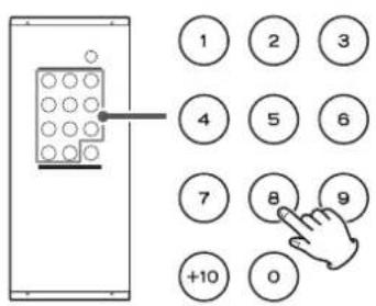 Esoteric K05XD - Utilisation des touches numériques pour sélectionner la piste à dire - 1