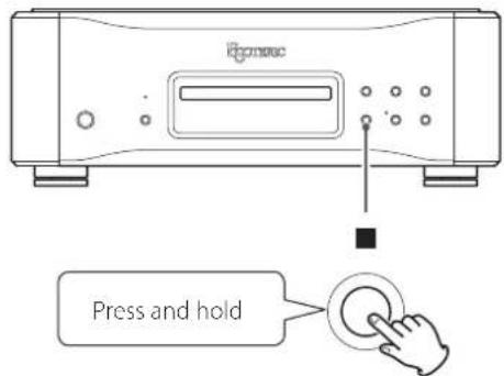 Esoteric K05XD - Changing the playback area - 1
