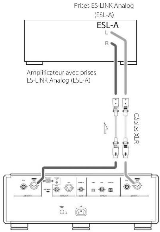 Esoteric K05XD - Branchement par liaison es-link analog - 1