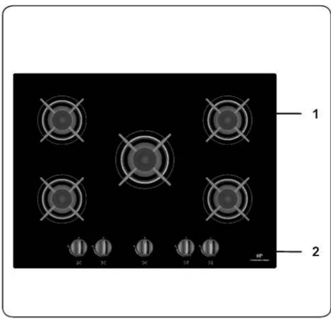 CONTINENTAL EDISON CECTG5VB2 - Lista de componentes - 1