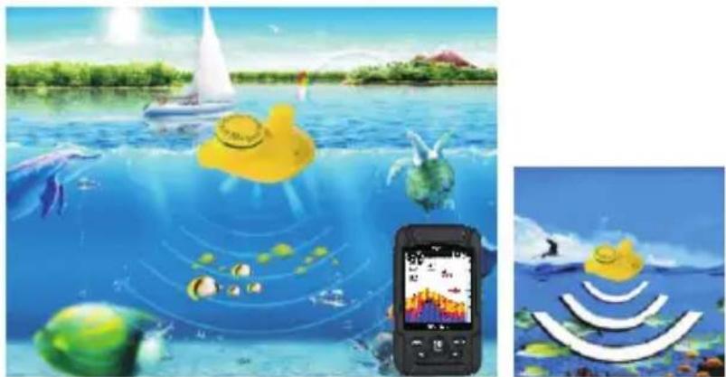 Lucky FF718LICW - En utilisant le détecteur sans fil de sonar - 1