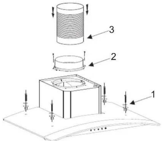 CONTINENTAL EDISON CEH90GS - Recommandations pour la fixation MURALE - 5