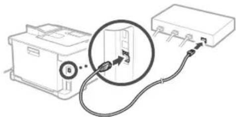 CANON imageCLASS LBP632Cdw - Red cableada - 1