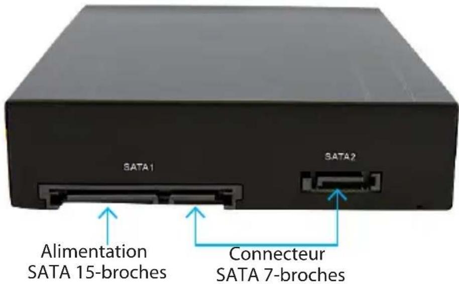 StarTech.com SATDOCK2520 - Vue arrière - 1
