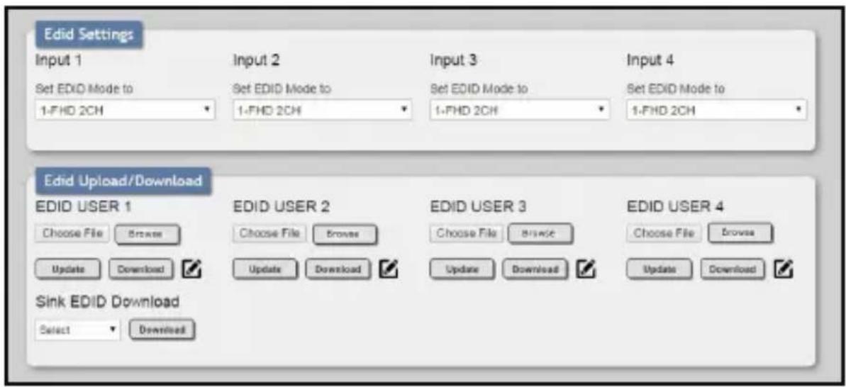 StarTech.com VS424HD4K60 - EDID設定のダウンロード - 1