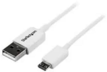 StarTech.com USBPAUB1MW - Câble micro USB 1 m - a vers micro b - blanc - 1