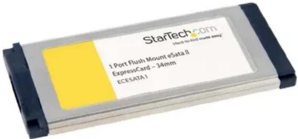 StarTech.com ECESATA1 - Expresscard esata II encastré à 1 port – 34MM - 1