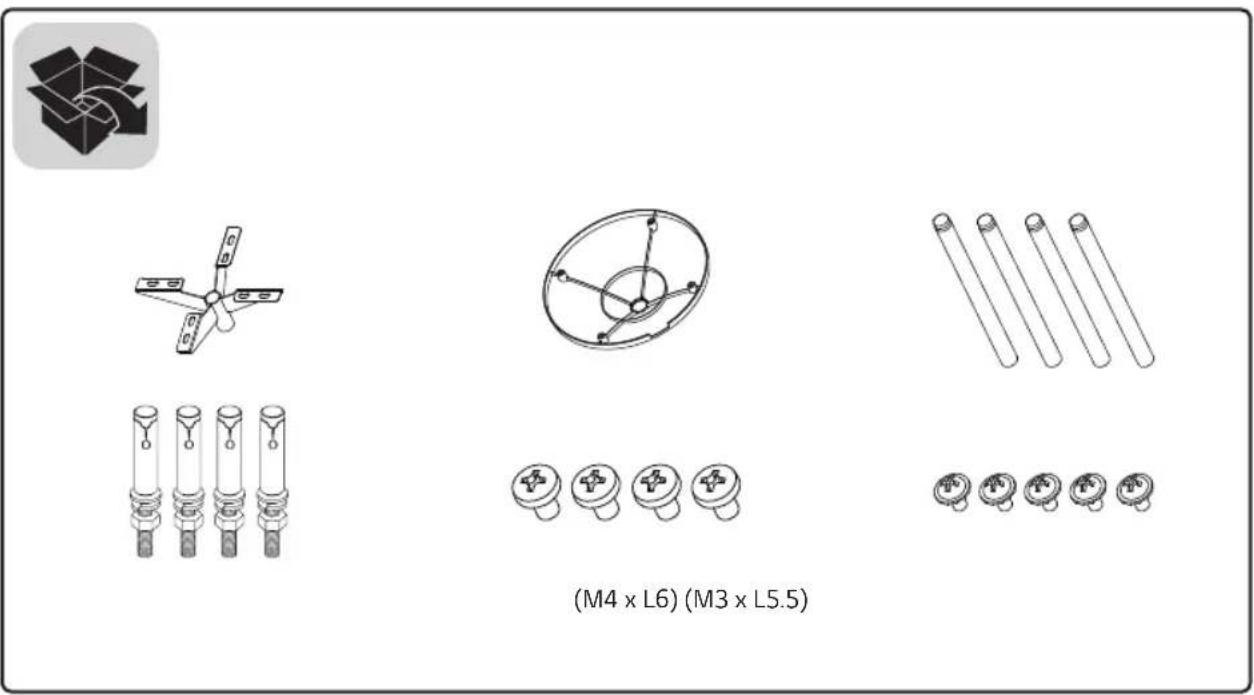 LG ACCCFEH5C - Fixed Ceiling Mount Kit - 1